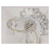 Vintage 4 Piece Swarovski Crystal Collection-Clown from the Zoo Collection, Crystal Castle, Duck, & Snowman