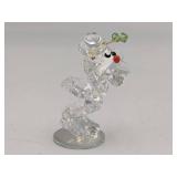 Vintage 4 Piece Swarovski Crystal Collection-Clown from the Zoo Collection, Crystal Castle, Duck, & Snowman