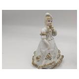 Rare Vintage Sandizell West Germany Ballerina Porcelain Figurine & Lefton China Hand Painted Figurine