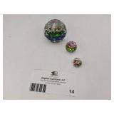 Beautiful Vintage Swarovski Crystal Paperweights and Clam with Pearl