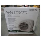FAN-FORCED 1500-Watt Electric Portable Heater, 1004348759. Heats 200 Sq Ft..