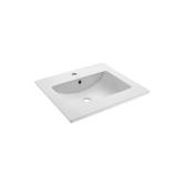 Swiss Madison 24 in. Ceramic Single Faucet Hole Vanity Top in White Model # SM-VT324