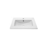 Swiss Madison 24 in. Ceramic Single Faucet Hole Vanity Top in White Model # SM-VT324