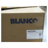 BLANCO Precis 33-in x 18-in White Double Offset Bowl Undermount Residential Kitchen Sink 442524