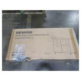 DEVAISE 3-Drawer Wood File Black Cabinet with Lock, Model D10710461