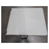 HDX 6 ft. Earth Tan Folding Resin Table, TA3072FX03 - Scratched.