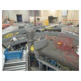 Transnorm Spiral Powered Belt Conveyor System With Power and Standard Roller Distribution, Includes Power Source - Used in Warehouse $3500.00 Low Reserve!