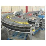 Transnorm Spiral Powered Belt Conveyor System With Power and Standard Roller Distribution, Includes Power Source - Used in Warehouse $3500.00 Low Reserve!