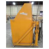 Econo Lift Stationary Hydraulic Dumper, SD36-20, 2000 lb Load Capacity. 110V. With Sorting Table. - Used in Warehouse - $1500.00 Low Reserve!