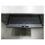 Sandusky 6 Drawer Steel Desk with Laminate Top - 1 Drawer off glides, missing key. Used in warehouse.