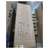Commix 48 in. x 76 in. Frameless Sliding Shower Door in Matte Black with 5/16 in. (8 mm) Clear Glass Model # SDES848-MB-R