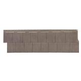 Over 30 Boxes of Novik Shake RS - 14.5 in. x 48.75 in. Rough Sawn Shake in Weathered Blend (48.84 sq. ft. per Box) Plastic Shake Vinyl Siding. 100060015. - Unclaimed Freight.