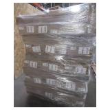 Over 30 Boxes of Novik Shake RS - 14.5 in. x 48.75 in. Rough Sawn Shake in Weathered Blend (48.84 sq. ft. per Box) Plastic Shake Vinyl Siding. 100060015. - Unclaimed Freight.