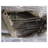 Over 30 Boxes of Novik Shake RS - 14.5 in. x 48.75 in. Rough Sawn Shake in Weathered Blend (48.84 sq. ft. per Box) Plastic Shake Vinyl Siding. 100060015. - Unclaimed Freight.