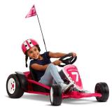 Radio Flyer Ultimate Go-Kart, 24 Volt Outdoor Ride-on Toy for Kids, Pink ( maybe missing parts/damaged)