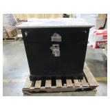 Home Decorators Collection Bath Vanity in Navy Blue with Carrara Marble Vanity Top (Top Is Cracked See Photos)