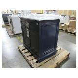 Home Decorators Collection Bath Vanity in Navy Blue with Carrara Marble Vanity Top (Top Is Cracked See Photos)