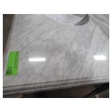 Home Decorators Collection Bath Vanity in Navy Blue with Carrara Marble Vanity Top (Top Is Cracked See Photos)