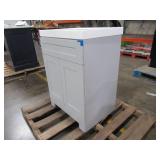 Glacier Bay Everdean Pearl Gray Bath Vanity With Cultured Marble Vanity Top (Top Is Damaged See Photos)