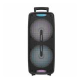 Tzumi Sonic Bass Jobsite Speaker Bluetooth Wireless 8 In. Subwoofer Handle