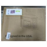 Walker Edison 48" MDF Corner Fireplace TV Stand Model W48FPCRRO