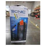 Tzumi Sonic Bass Jobsite Speaker Bluetooth Wireless 8 In. Subwoofer Handle