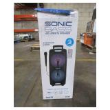 Tzumi Sonic Bass Jobsite Speaker Bluetooth Wireless 8 In. Subwoofer Handle
