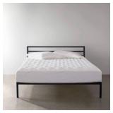 Amazon Basics Modern Metal King Size Platform Bed Frame with Headboard