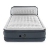 Intex Ultra Plush Dura Beam Deluxe Airbed with Built In Pump & Headboard, Queen (maybe damaged)