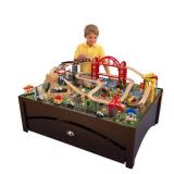 Kidkraft Metropolis Train Table and Train Playset Model 17935(Box Damaged, Table Doesn