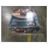 Hampton Bay Piedmont 30 in. Steel Fire Pit in Black with Cooking Grate OFW992RA