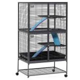 MidWest Homes For Pets Deluxe Critter Nation Double Unit Small Animal Cage, 162 - Damaged Carton - Unclaimed Freight - May be missing and/or have damaged pieces.
