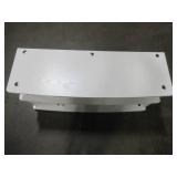 Monterey 47 in. White Composite TV Stand Fits TVs Up to 46 in. R5-211 - Missing Storage Door and Back Center Post. Scratch and Dent.
