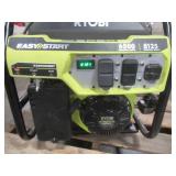 Ryobi 6,500-Watt Gasoline Powered Portable Generator with CO Shutdown Sensor, RY906500S - Starts/Runs Well - Missing 1 Wheel..