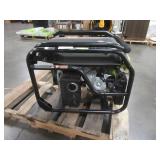 Ryobi 6,500-Watt Gasoline Powered Portable Generator with CO Shutdown Sensor, RY906500S - Starts/Runs Well - Missing 1 Wheel..