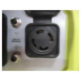 Ryobi 6,500-Watt Gasoline Powered Portable Generator with CO Shutdown Sensor, RY906500S - Starts/Runs Well - Missing 1 Wheel..