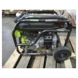 Ryobi 6,500-Watt Gasoline Powered Portable Generator with CO Shutdown Sensor, RY906500S - Starts/Runs Well - Missing 1 Wheel..