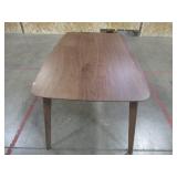 Wood Dining Table - NH449892 - Scratch and Dent. Dimensions: 35.43" x 59" x 29.53" Tall.
