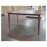 Wood Dining Table - NH449892 - Scratch and Dent. Dimensions: 35.43" x 59" x 29.53" Tall.