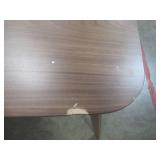 Wood Dining Table - NH449892 - Scratch and Dent. Dimensions: 35.43" x 59" x 29.53" Tall.