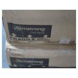 Armstrong Ceilings Ceiling Tiles  48-in x 24-in Plain White 8-Pack White Smooth 15/16-in Drop Acoustic Panel  280C