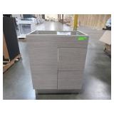 Glacier Bay Jayli 24 in. Vanity in Haze (No Top) Model JA24P2-HE