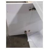 Glacier Bay All-in-One 24.125 in. Stainless Steel Laundry Sink with Faucet and Storage Cabinet Model 1521US-24-262