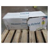 Lucid Comfort Collection 12in. Medium-Firm Gel and Aloe Vera Hybrid Memory Foam Tight Top Twin XL Mattress (Damage to Box)