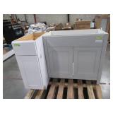 WHOLESALE MIXED PALLET OF MISCELLANEOUS  CABINETS WITH DAMAGE