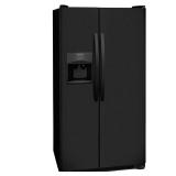 Frigidaire 25.5-cu ft Side-by-Side Refrigerator with Ice Maker (Black) LFSS2612TE - Does Not Run.