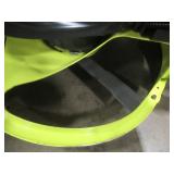 Ryobi 38 in. Battery Electric Riding Lawn Mower, With Charger, .47 Hours - Tire on RH Rear is Split - needs replacing - Otherwise Perfect!