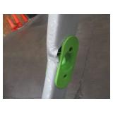 Greenworks 48V 21-inch Self-Propelled Walk-Behind Lawn Mower W/(4) 4 Ah Batteries - MISSING CHARGERS, BROKEN HANDLE - RUNS!