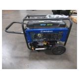 Westinghouse WGen9500 12,500/9,500 Watt Gas Powered Portable Generator with Remote Start and Transfer Switch Outlet - DOES NOT START - BENT FRAME - FOR PARTS/RESTORE.
