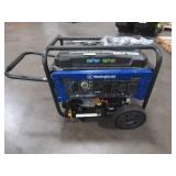 Westinghouse WGen9500 12,500/9,500 Watt Gas Powered Portable Generator with Remote Start and Transfer Switch Outlet - DOES NOT START - BENT FRAME - FOR PARTS/RESTORE.